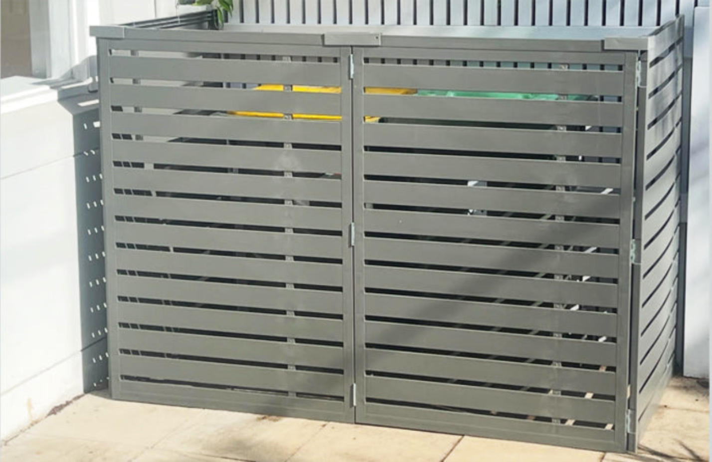Bindi Outdoor Bin Enclosure Woodland Grey