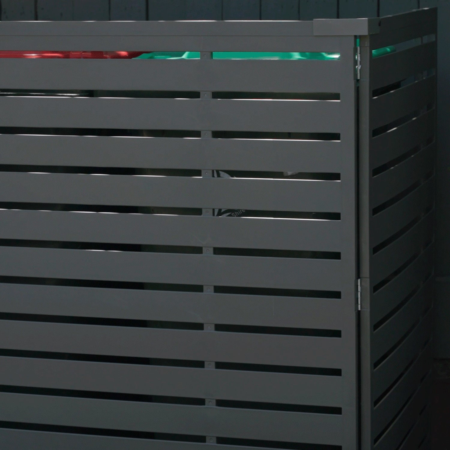 Bindi Outdoor Bin Enclosure Woodland Grey