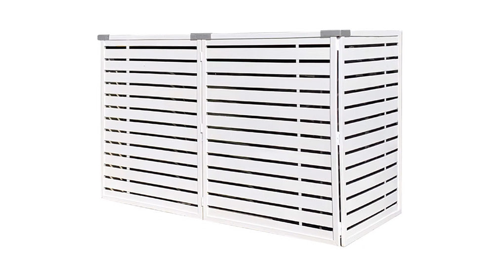 Bindi Outdoor Bin Enclosure Coastal White